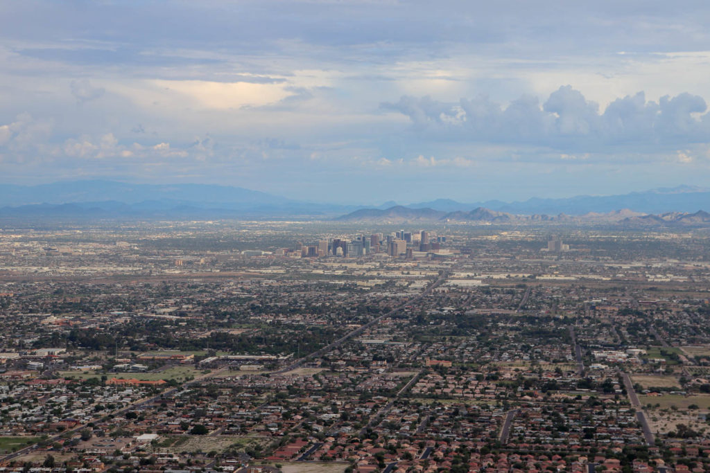 picture of phoenix from dobbins lookout